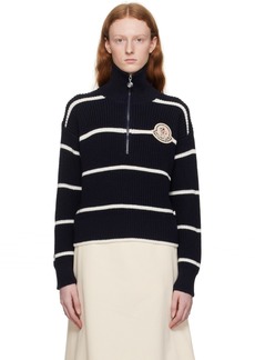 Moncler Black Striped Sweater