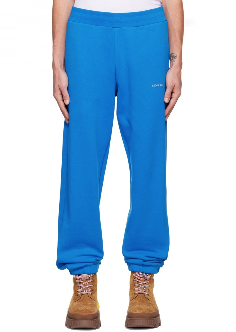 Moncler Blue Bonded Lounge Pants