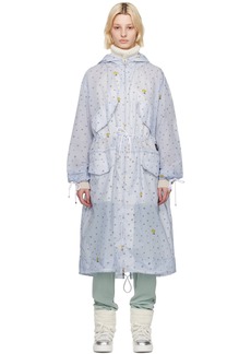 Moncler Blue Erne Coat