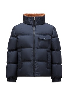 Moncler Boys' Cayden Quilted Full Zip Down Jacket - Big Kid