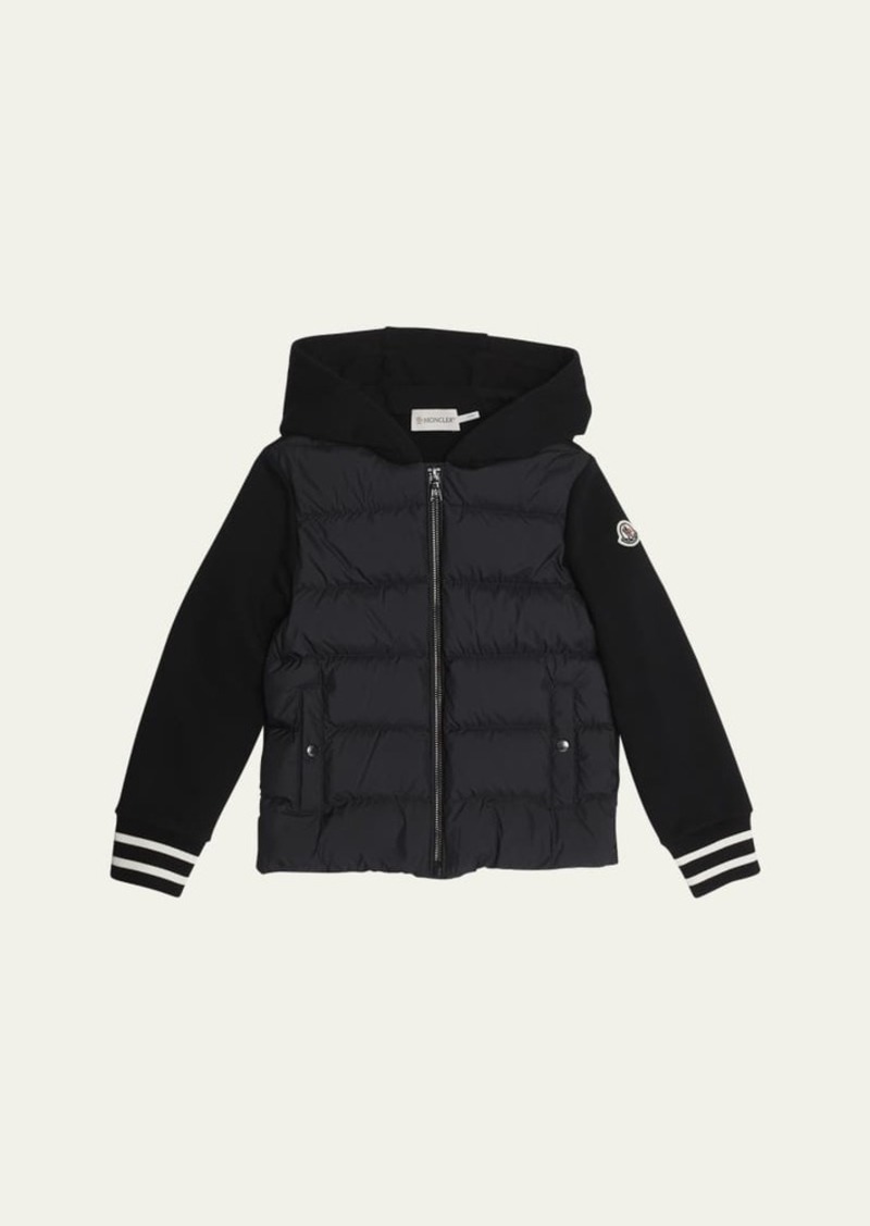 Moncler Boy's Combo Puffer Jacket  Size 4-6