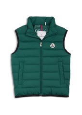 Moncler Boys' Contrin Down Puffer Vest - Big Kid