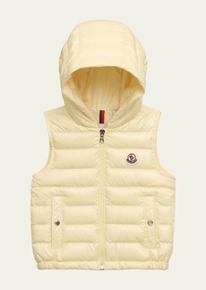 Moncler Boy's Couronne Hooded Puffer Vest  Size 12M-3