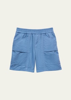 Moncler Boy's Logo-Patch Bermuda Shorts  Size 4-6