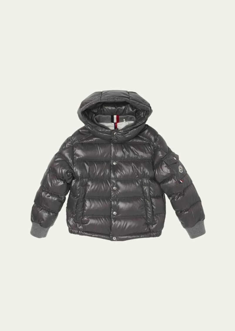 Moncler Boy's Manaem Shiny Puffer Jacket  Size 4-6