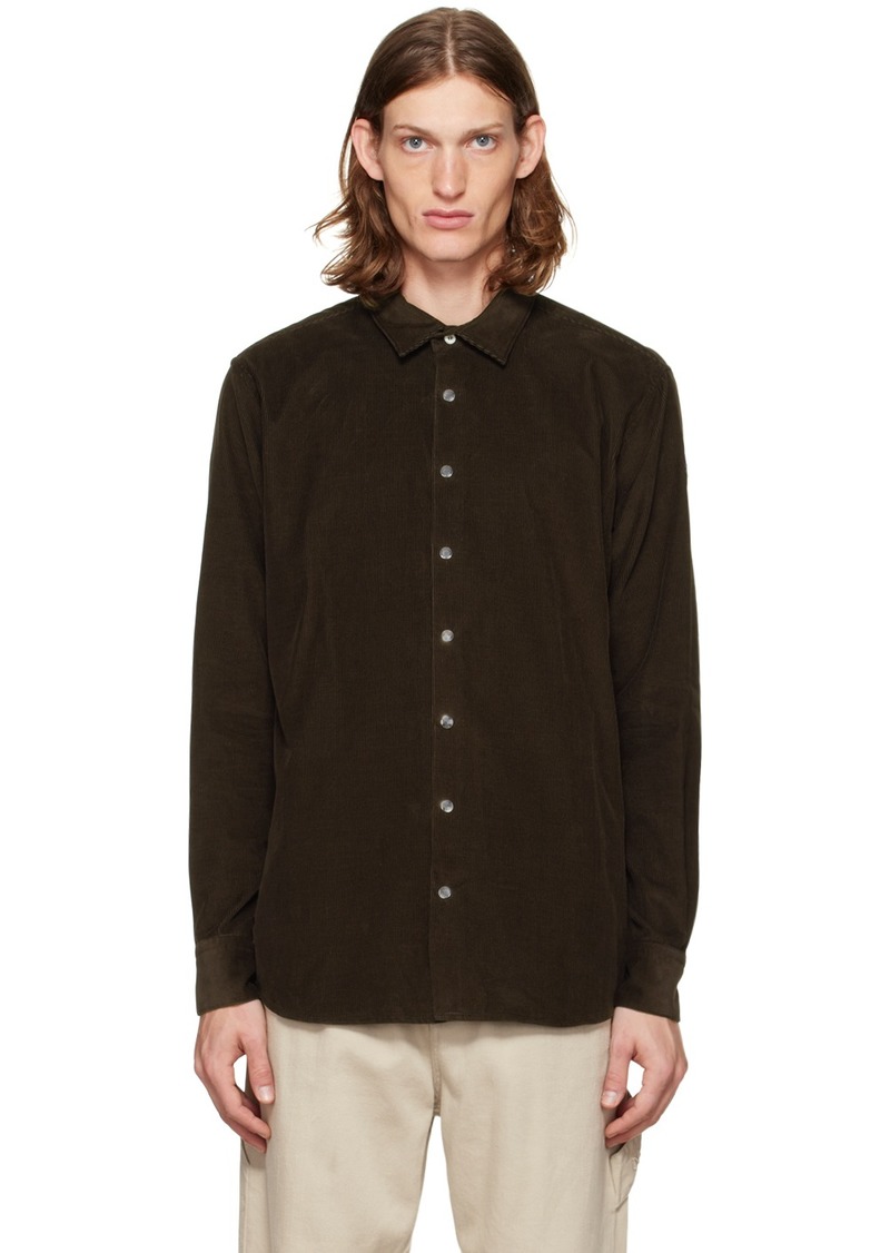 Moncler Brown Button Shirt