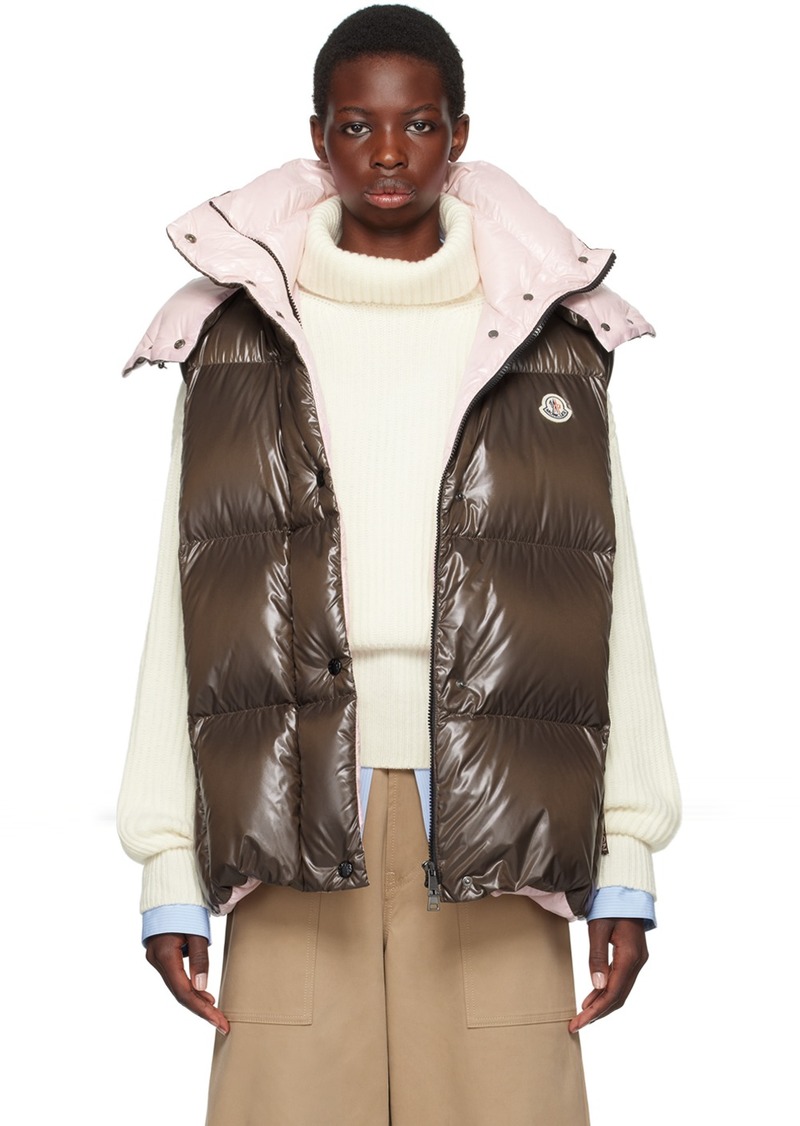 Moncler Brown Luzule Down Vest