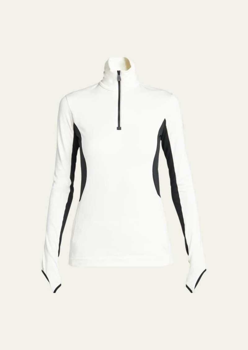 Moncler Grenoble Colorblock Quarter-Zip Sweatshirt