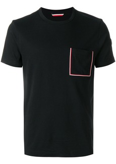 Moncler contrast-pocket T-shirt - Black