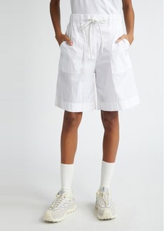 Moncler Cotton Blend Bermuda Shorts