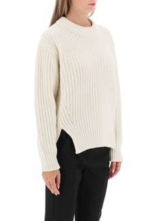 Moncler Crew-Neck Sweater In Carded Wool