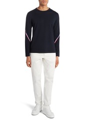 Moncler Crewneck Sweater in Navy at Nordstrom