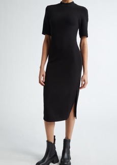Moncler Cut & Sew Short Sleeve Midi Dress