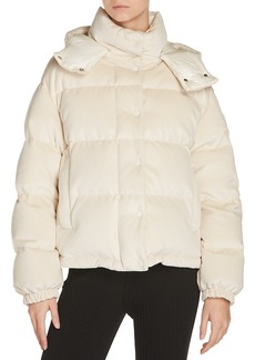 Moncler Daos Velvet Down Puffer Jacket