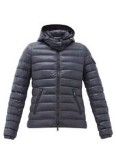 Moncler Sleeve-pocket quilted down hooded jacket
