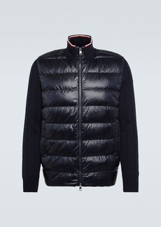 Moncler Down-paneled cotton jacket