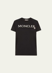 Moncler Embroidered Logo Short-Sleeve T-Shirt