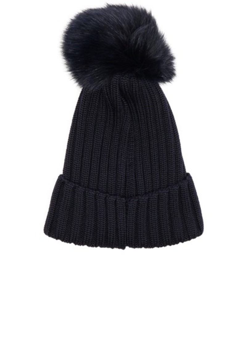 moncler ribbed beanie