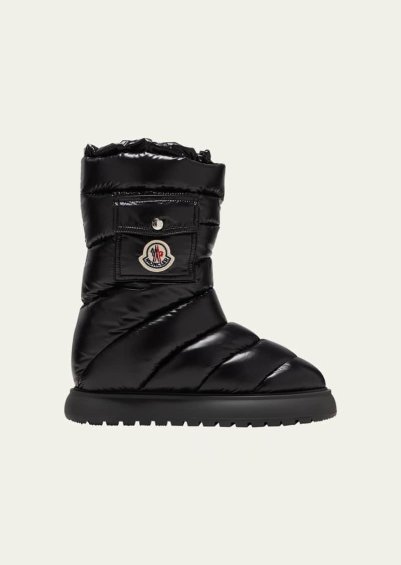 Moncler Gaia Quilted Nylon Pocket Snow Boots