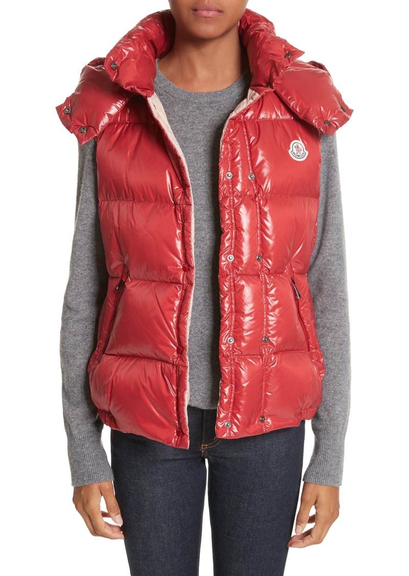 moncler shiny vest