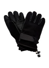 Moncler Genius - Women's 3 Moncler Grenoble Leather-Trimmed Shell Ski Gloves - Black - Moda Operandi