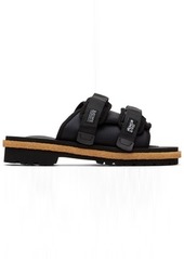 Moncler Genius 2 Moncler 1952 Black Moto Mountain Sandals