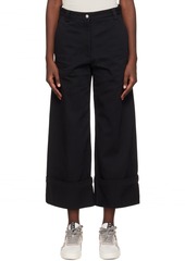 Moncler Genius 2 Moncler 1952 Black Rolled Cuffs Trousers