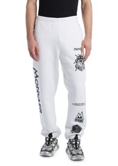 Moncler Genius 2 Moncler 1952 Logo Cotton Joggers in White at Nordstrom