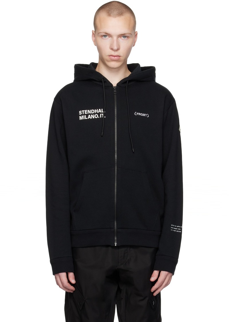 Moncler Genius 7 Moncler FRGMT Hiroshi Fujiwara Black Hoodie