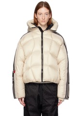 Moncler Genius Moncler x adidas Originals Beige Fusine Down Jacket