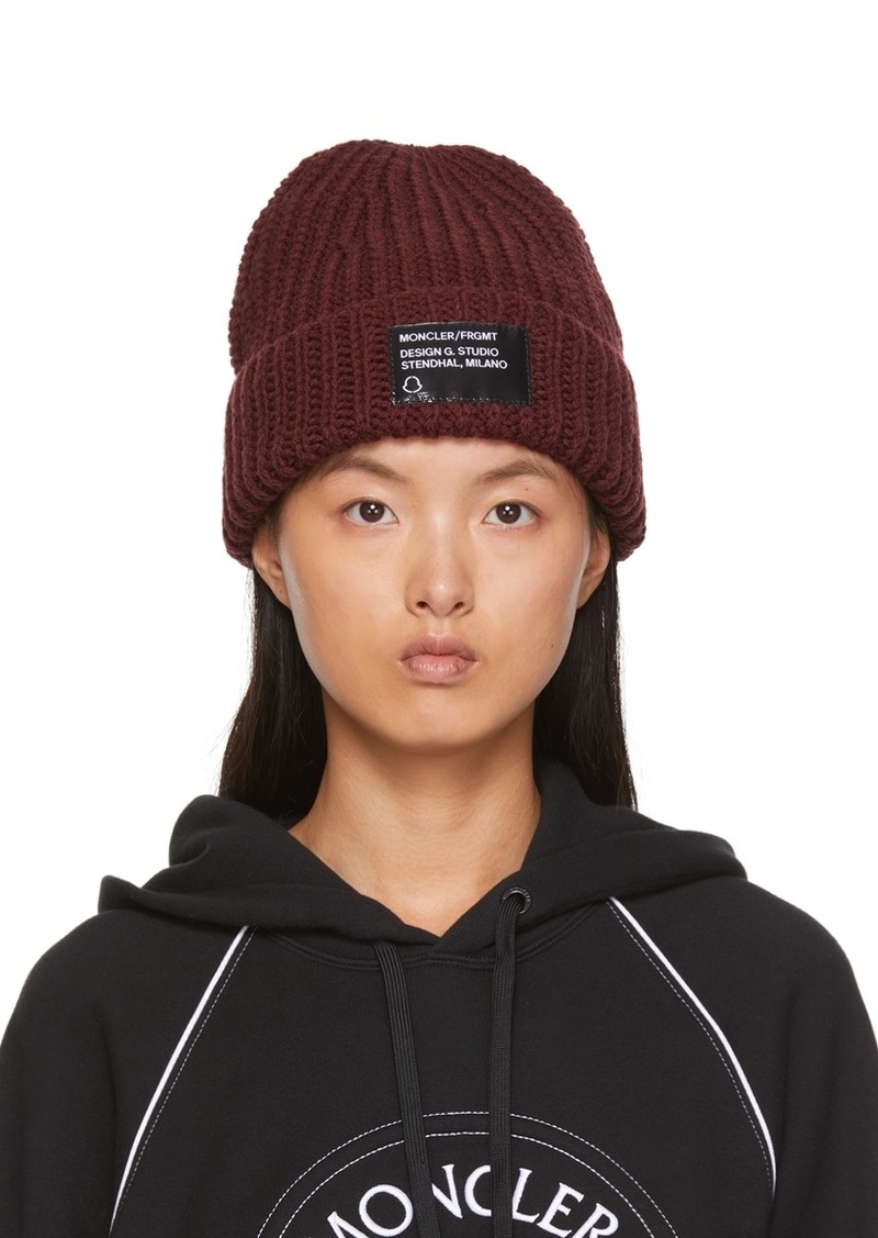 Moncler Genius Red Fragment Hiroshi Fujiwara Edition Beanie