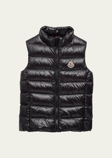 Moncler Kid's Ghany Quilted Puffer Down Vest  Size 8-14