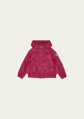 Moncler Girl's Owara Hooded Rain Jacket  Size 4-6