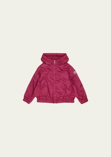 Moncler Girl's Owara Hooded Rain Jacket  Size 4-6