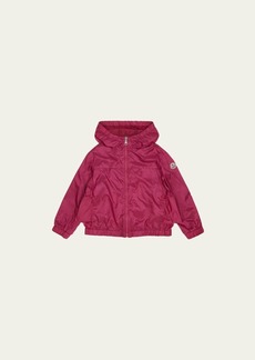 Moncler Girl's Owara Hooded Rain Jacket  Size 8-14