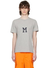 Moncler Gray Embossed T-Shirt