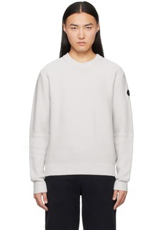Moncler Gray Patch Sweater
