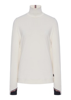 Moncler Grenoble - Base Layer Polartec Knit Turtleneck Top - White - S - Moda Operandi