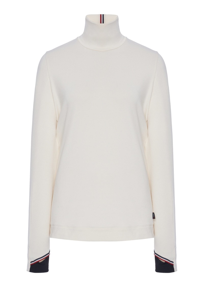 Moncler Grenoble - Base Layer Polartec Knit Turtleneck Top - White - L - Moda Operandi