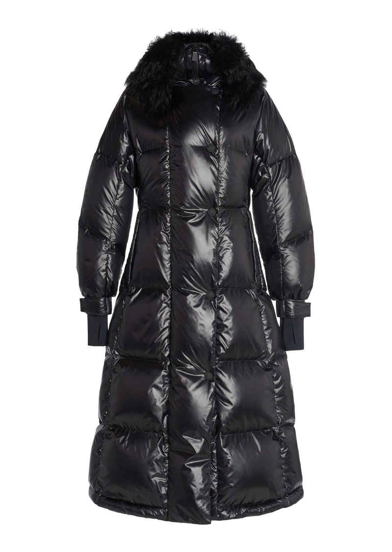 Moncler Grenoble - Chamoille Long Down Coat - Black - 1 - Moda Operandi