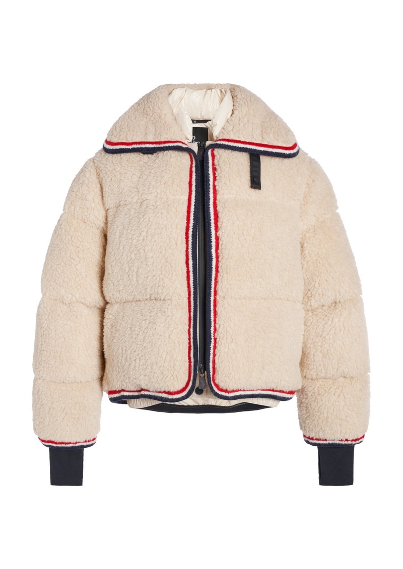 Moncler Grenoble - Eterlou Down Fleece Bomber Jacket - Neutral - 2 - Moda Operandi