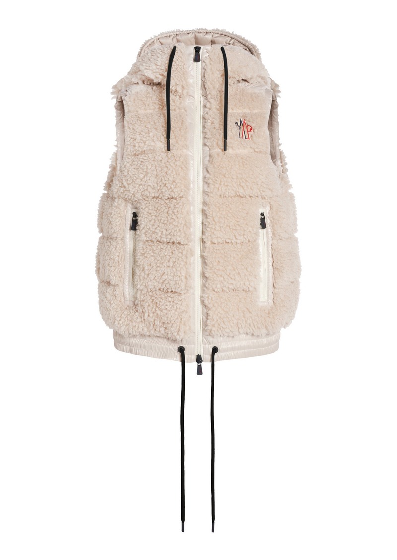 Moncler Grenoble - Fleece Down Vest - Brown - M - Moda Operandi