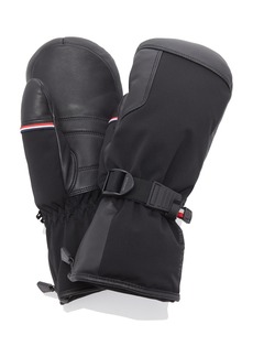 Moncler Grenoble - Leather Ski Gloves - Black - M - Moda Operandi