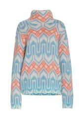 Moncler Grenoble - Mohair-Blend Turtleneck Sweater - Multi - L - Moda Operandi