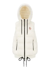 Moncler Grenoble - Teddy-Fleece Hooded Vest - Black - S - Moda Operandi