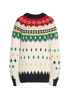 Moncler Grenoble - Wool-Blend Sweater - Multi - L - Moda Operandi