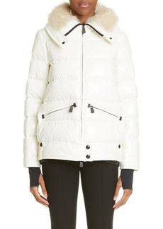 Moncler Grenoble Arabba Down Jacket with Shearling Collar
