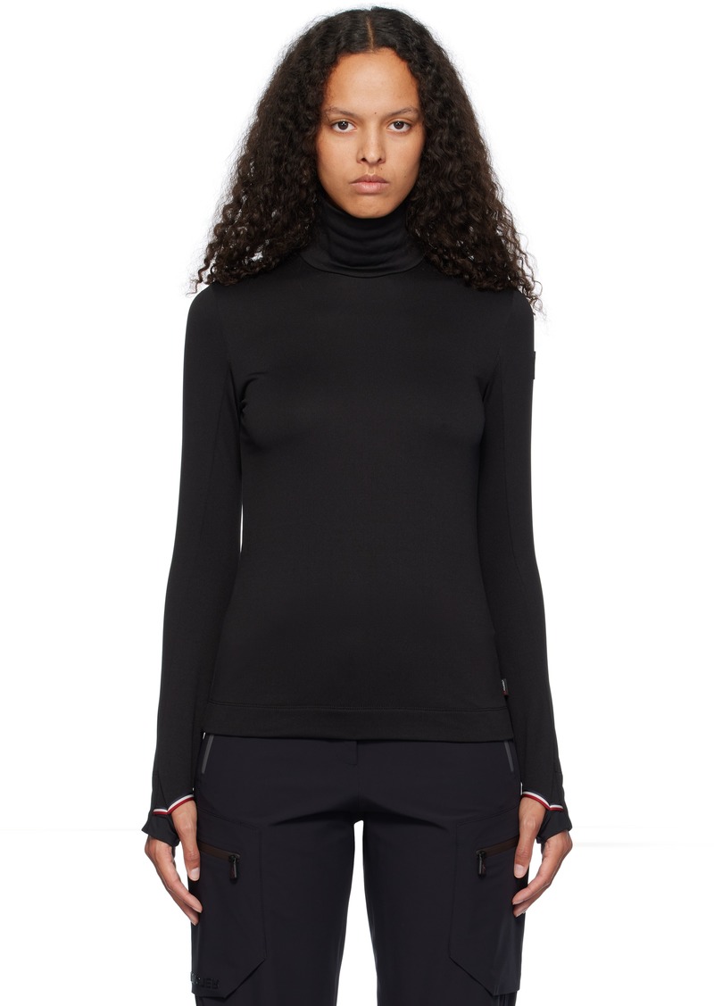 Moncler Grenoble Black Ski Turtleneck