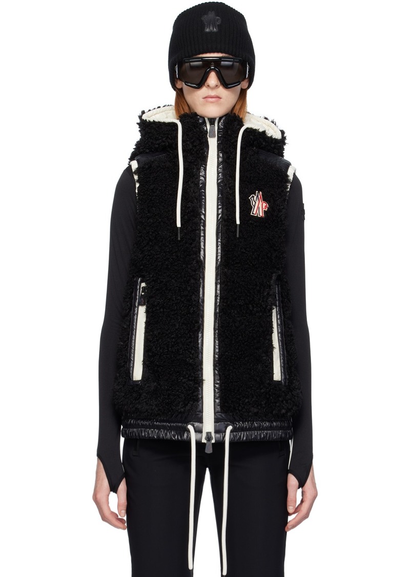 Moncler Grenoble Black Teddy Down Vest