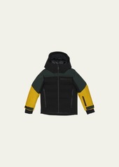 Moncler Grenoble Boy's New Montmiral Color Block Jacket  Size 4-6